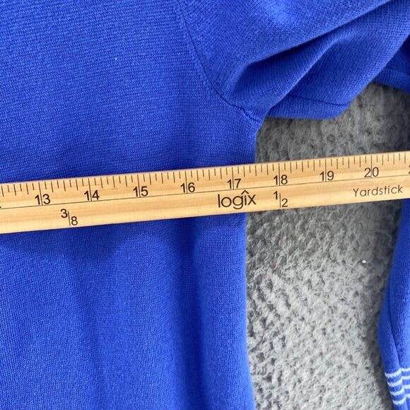 Talbots Sweater Womens Extra Small Blue Open Cardigan Stretch Knit Pocket Casual - Picture 8 of 10